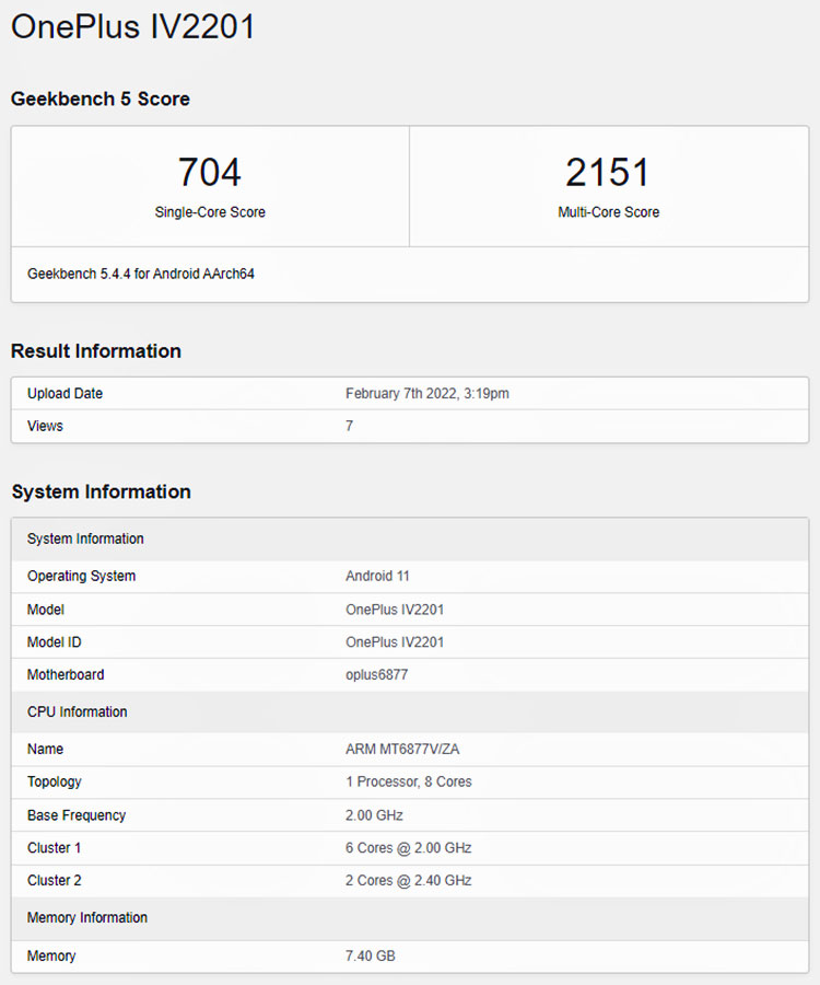 OnePlus Nord CE 2 get TUV & Geekbench listing before expected February 11 launch in india.