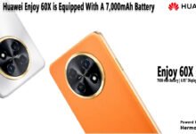 Huawei Enjoy 60X is Equipped With A 7,000mAh Battery