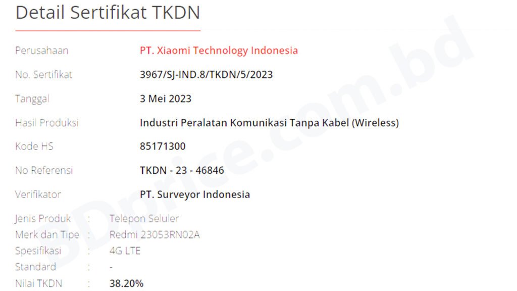 Redmi 12 Came On The TKDN Certification