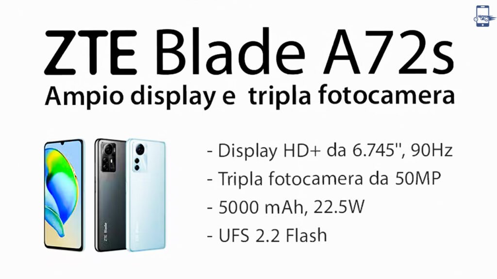 ZTE Blade A72s is Now Available in Europe, Featuring an HD+ 90Hz Display