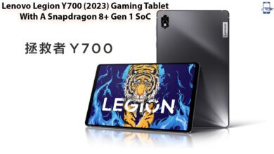 Lenovo Legion Y700 (2023) Gaming Tablet With A Snapdragon 8+ Gen 1 SoC