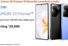 Tecno Camon 20 Premier 5G Recently Launched in India