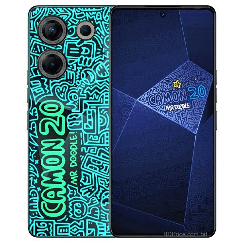 Tecno Camon 20 Pro 5G Mr Doodle Edition Price in Bangladesh