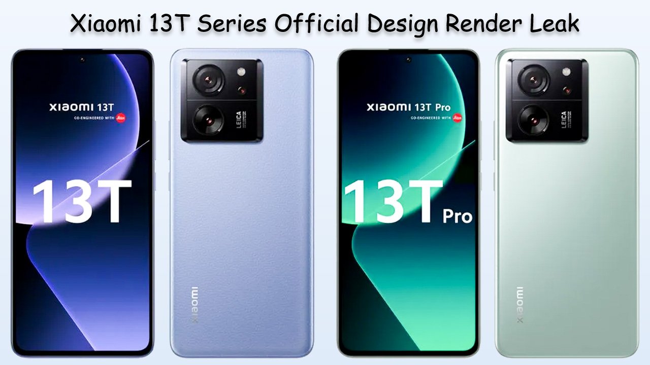 Xiaomi 13T Series Official Design Render Leak