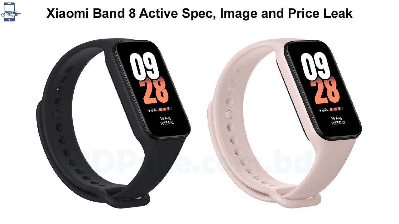 Xiaomi Band 8 Active Spec, Image and Price Leak